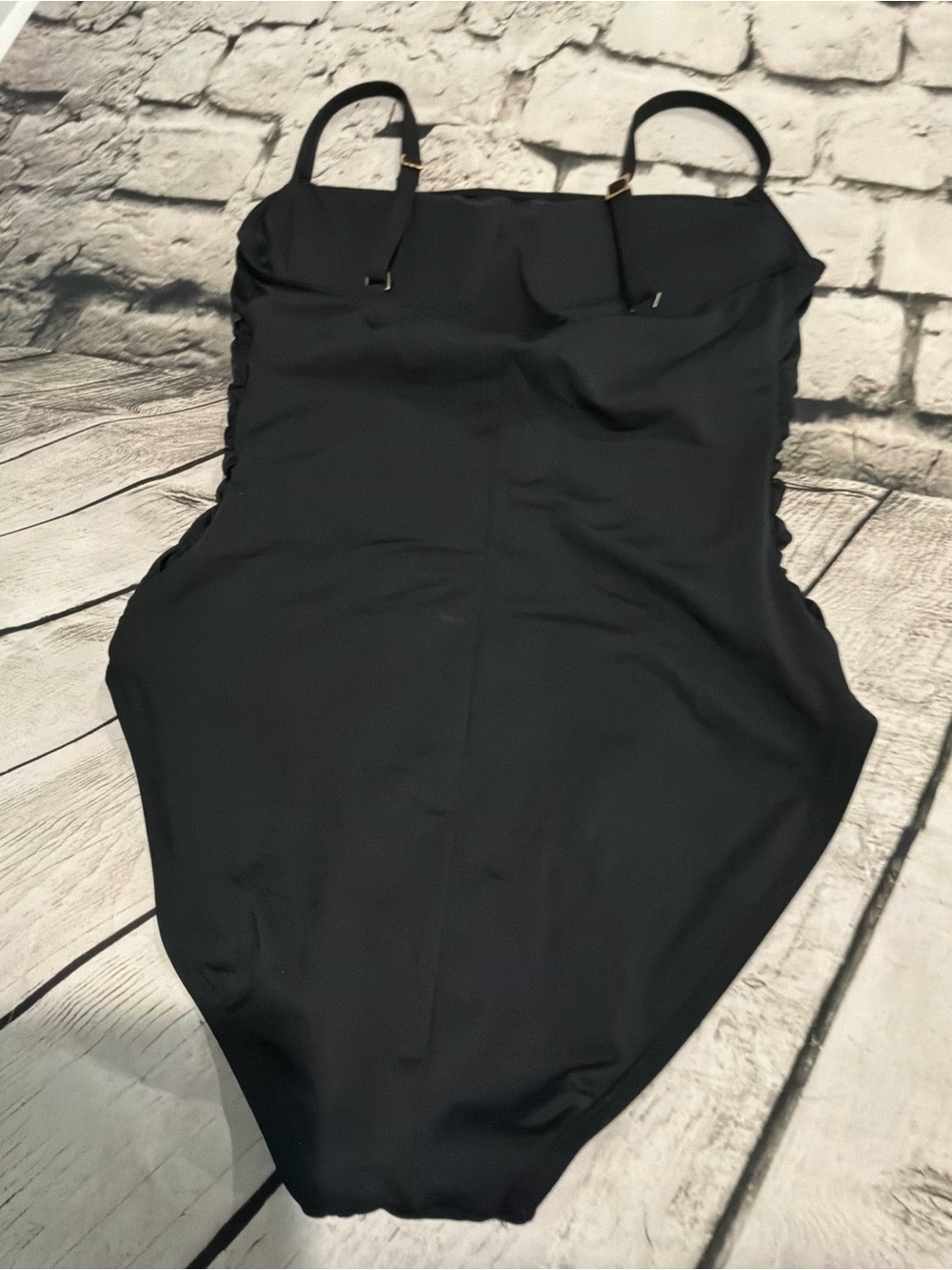 La Blanca Black Strapless One-Piece Dress